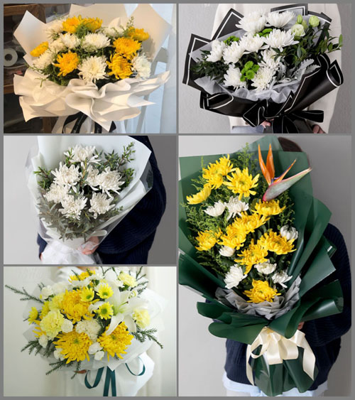 浙江省衢州龙游县模环乡白马村白事花束代送